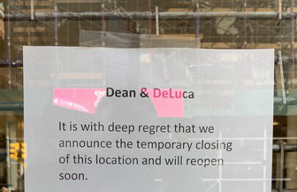 ディーン＆デルーカがソーホーのフラッグシップ店の「一時的な閉鎖」を発表